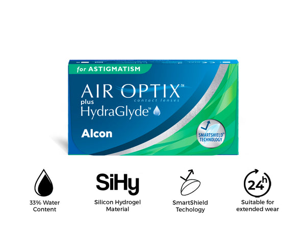 Air Optix plus Hydraglyde for Astigmatism