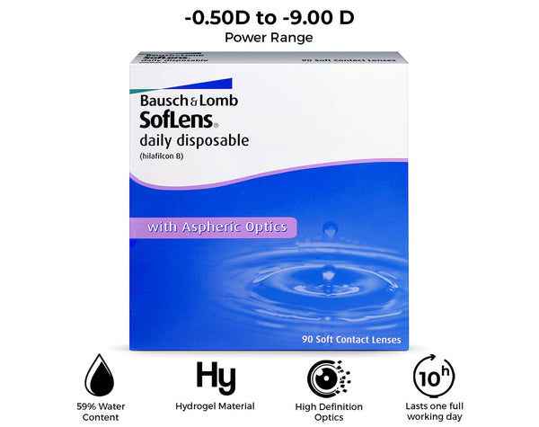 Bausch & Lomb Soflens Daily Disposable 90pk