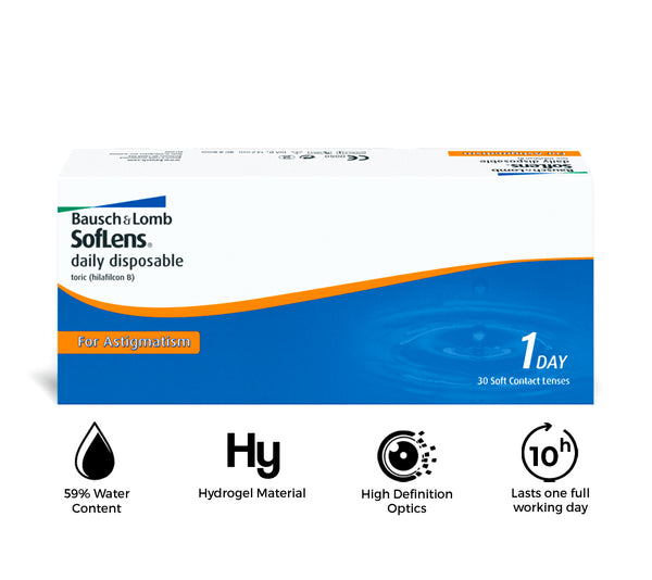 Bausch & Lomb Soflens Daily Disposable for Astigmatism